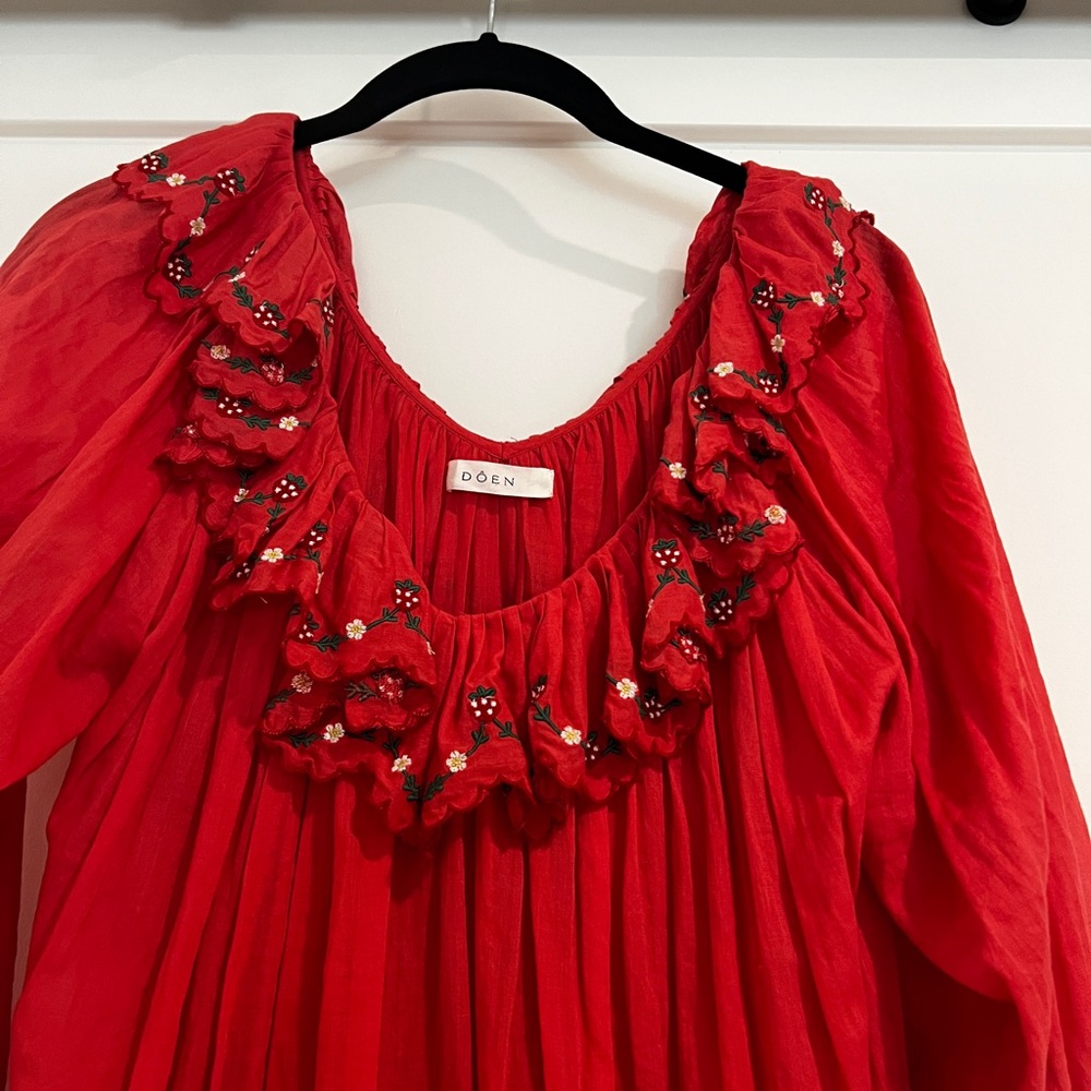 DOEN Solaris nightgown/dress strawberry pink size XXS 🍓